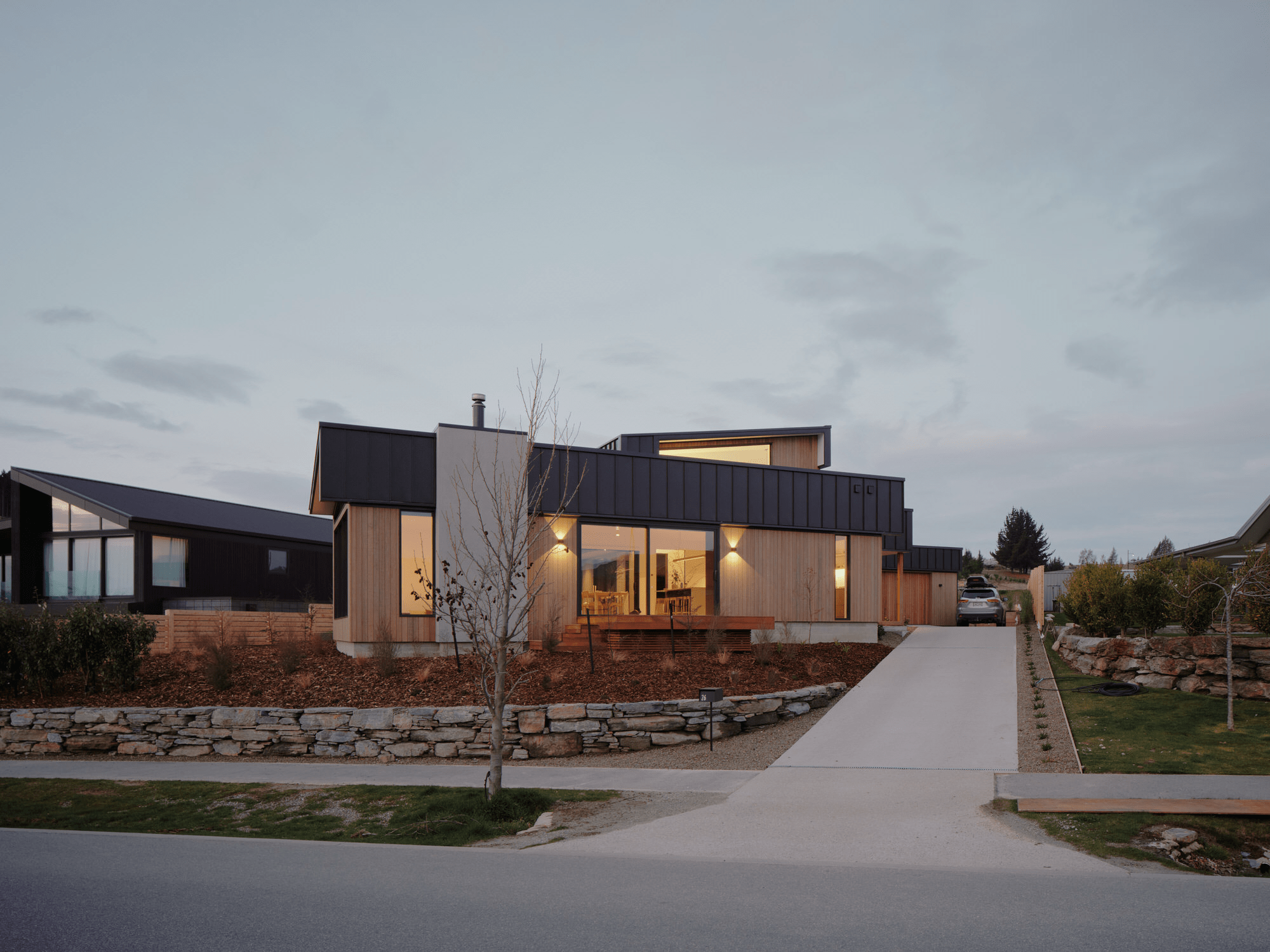 New architectural home wiring by Wānaka electrician in Hāwea Flat